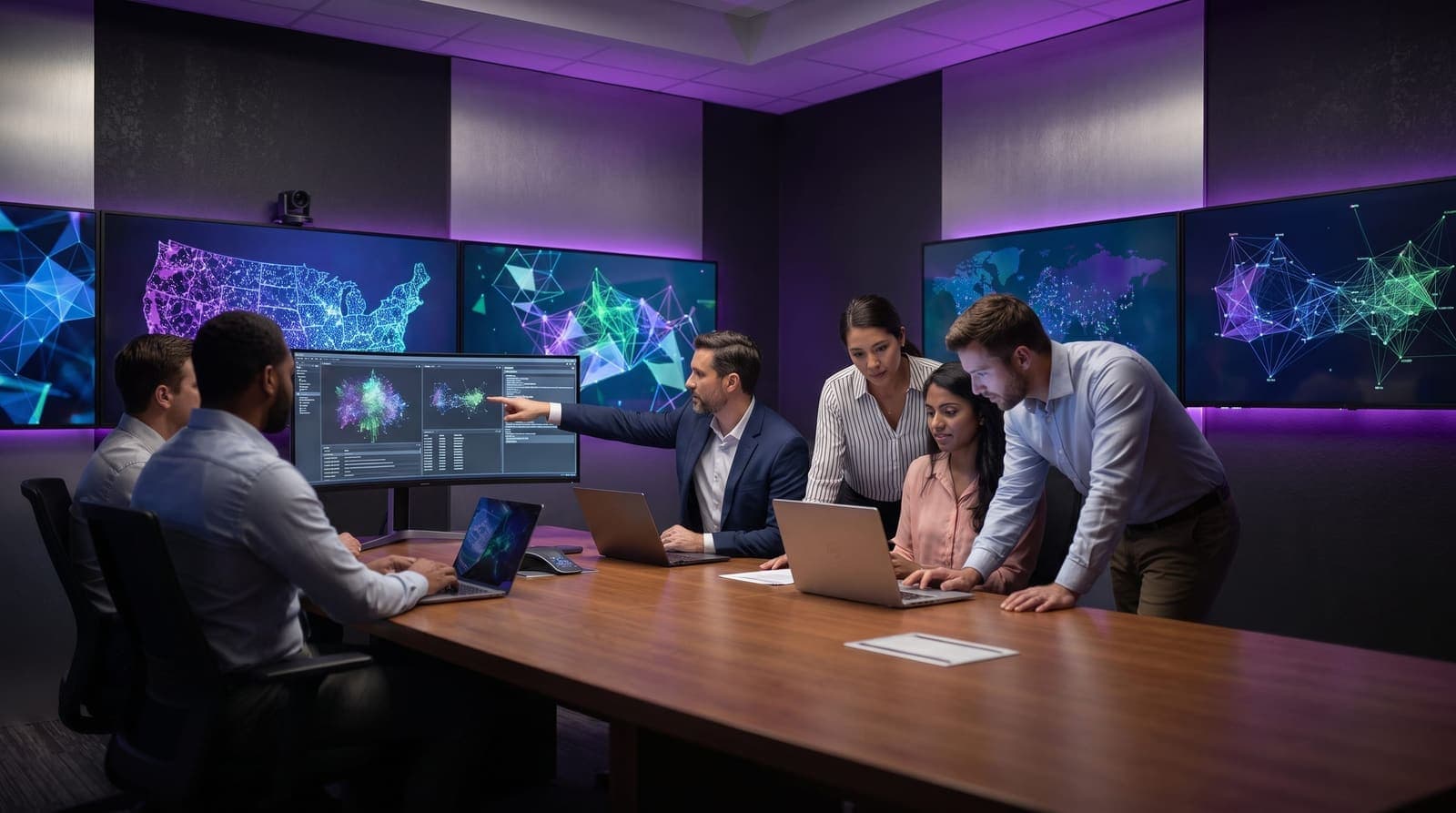 Bitscaled operators collaborating on managed IT, cybersecurity, and in-house ERP control planes
